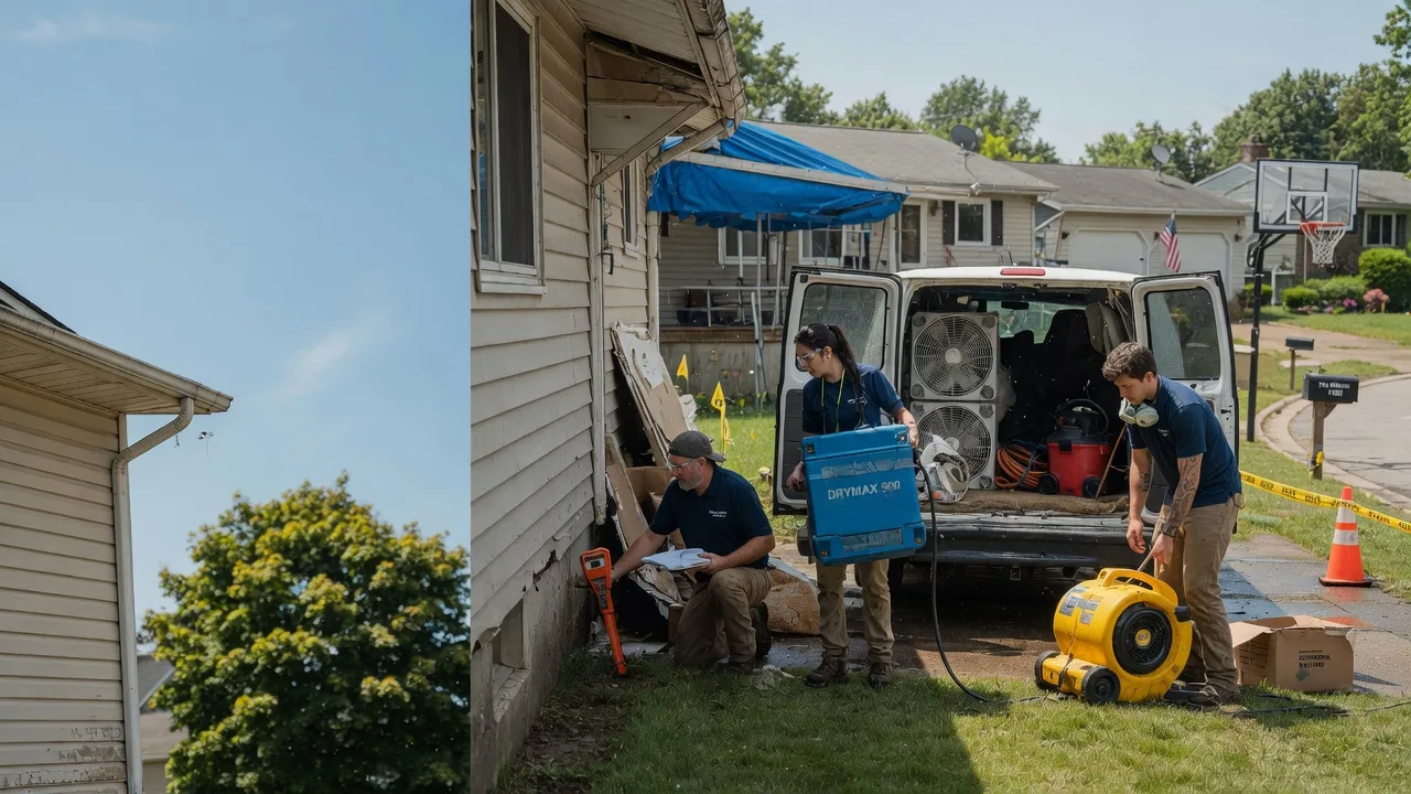 Ceiling Leak Cleanup in Conneaut, OH near me